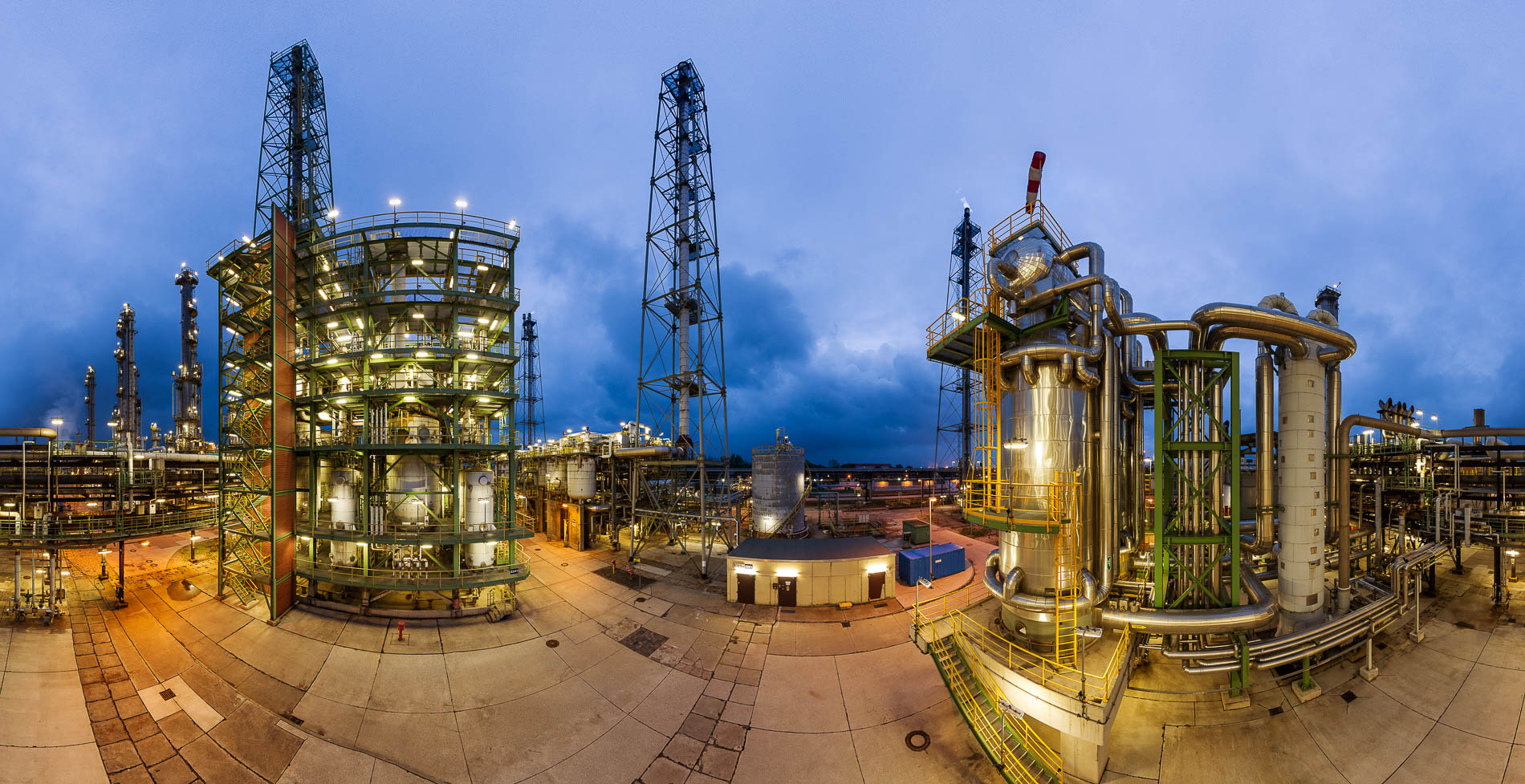 TobiBohn 360 Grad Panorama HELMAG Raffinerie Anlage Leuna