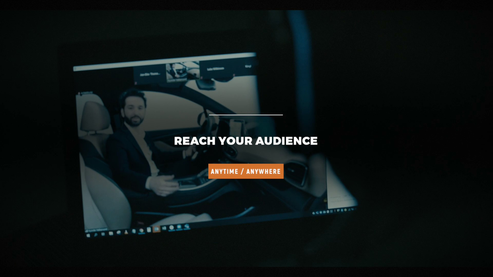 LIVE. Innovatives Format für digitale Veranstaltungen. Inszeniert von EXPOSE. 5 EXPOSE LivestreamTrailer Moment